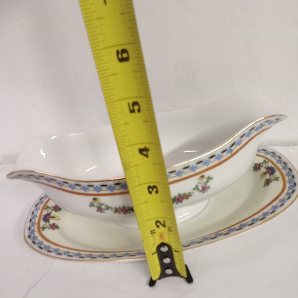 Rare Vintage TK Thuny Oval Gravy Serving Dish Czechoslovakia Porcelain - Picture 3 of 6